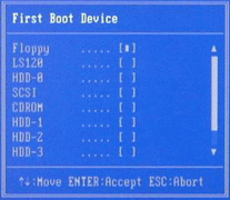 Windows系統不同的BIOS設置光盤啟動圖解教程