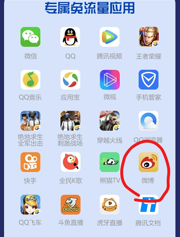 騰訊王卡微博是否免流？ 2018騰訊王卡免費范圍詳情介紹！