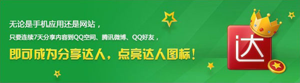 分享達人圖標怎么點亮？分享達人QQ圖標點亮方法