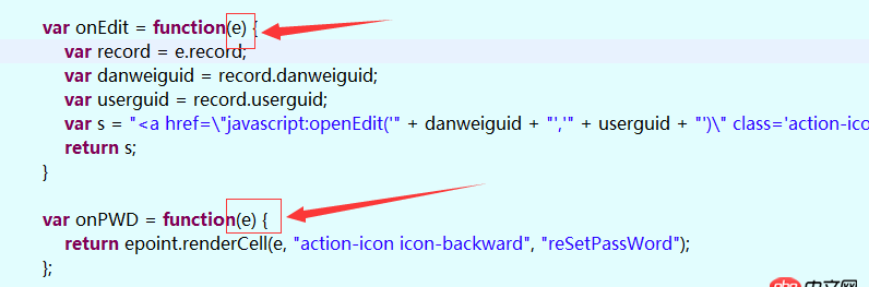 javascript - 想請教一下，js中 function中參數 e 到底是什么，每個條用的參數 e的用法都不一樣？