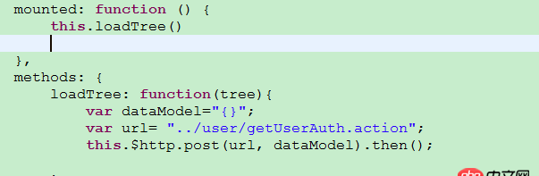 javascript - vue mounted 調用method方法后，method里的post報錯。
