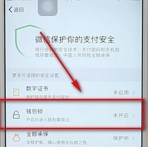 微信如何設置錢包鎖 具體操作步驟