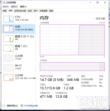 win10電腦為什么占用這么高內存？產生的原因與解決方法
