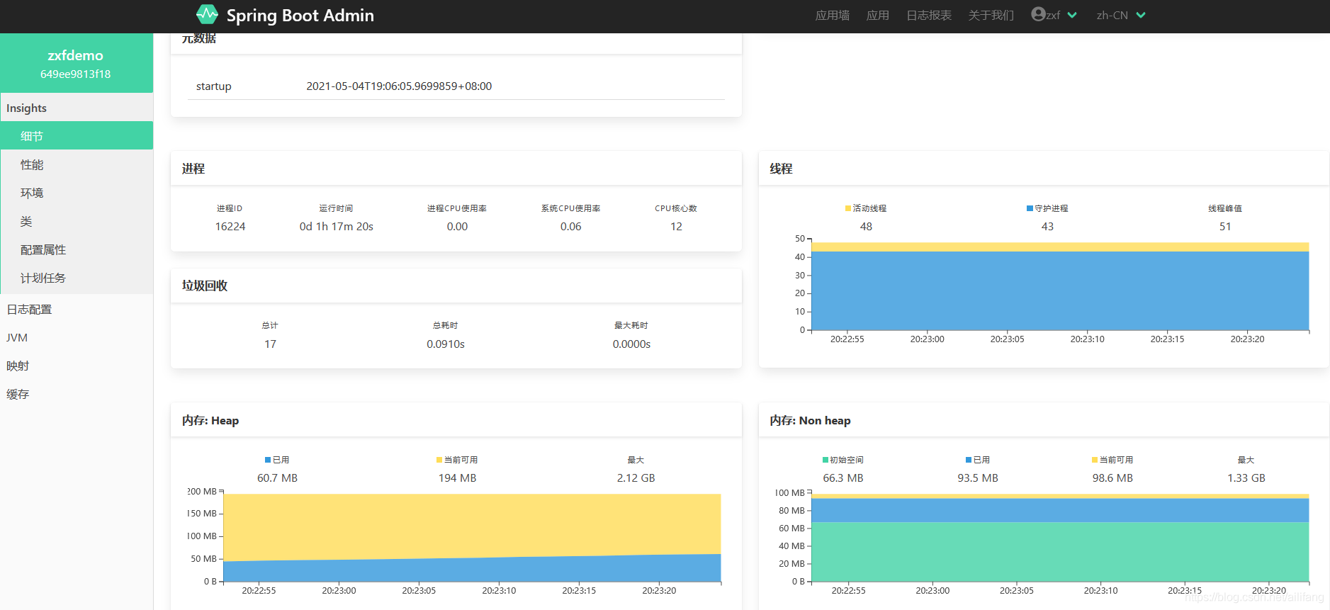 Spring Boot Admin的使用詳解(Actuator監控接口)