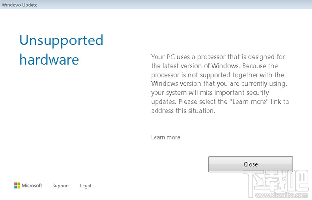 新CPU提示Windows7系統禁止更新怎么解決