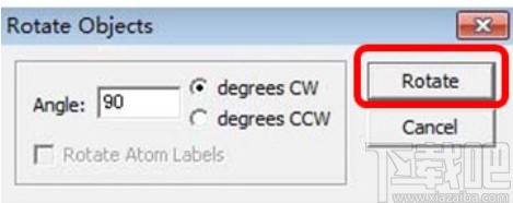 chemwindows旋轉結構式的操作方法