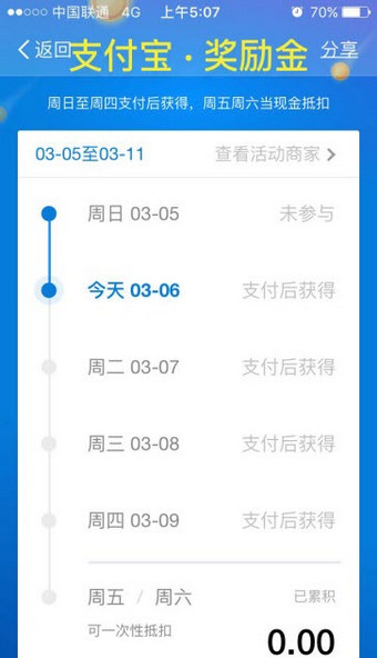 支付寶獎勵金查看累積金額的詳細操作步驟