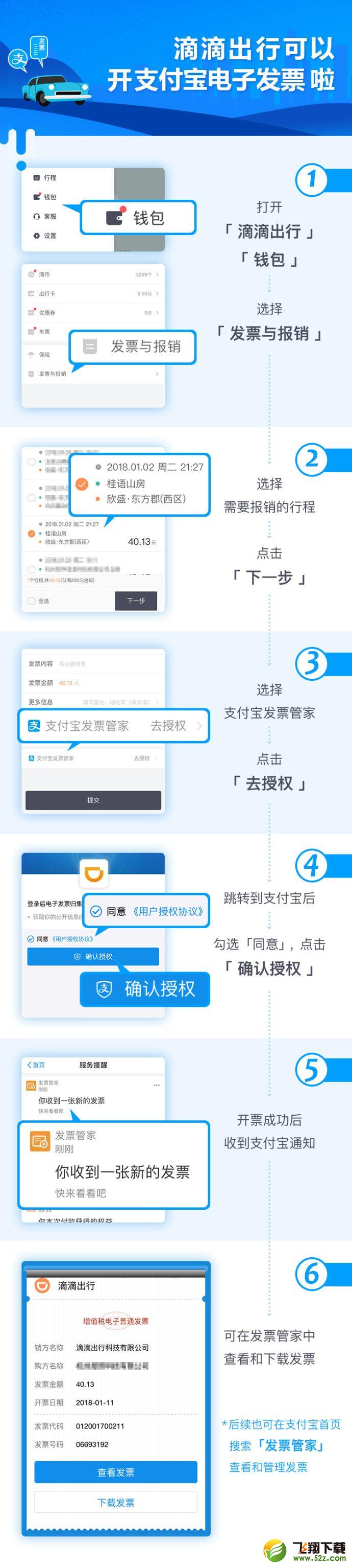滴滴出行支付寶電子發票怎么開_滴滴出行開支付寶電子發票教程