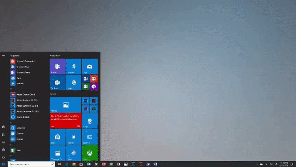 Win10系統新開始菜單文件資源管理器界面