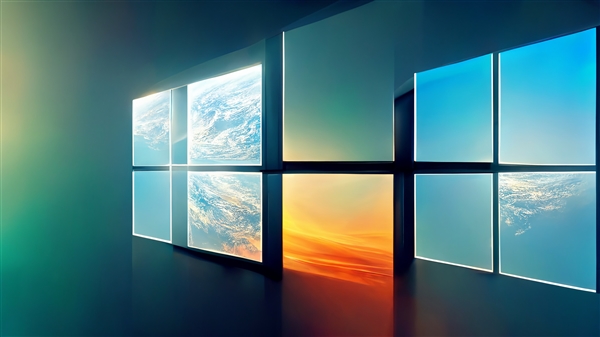 Windows12新畫面展示 由ai工具預測生成的