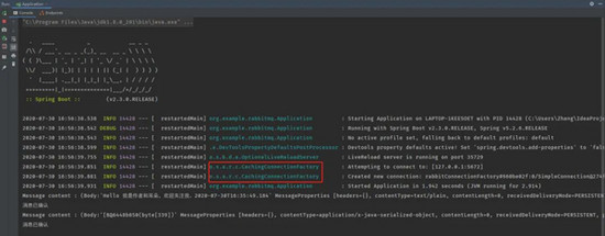 SpringBoot+RabbitMQ方式收發消息的實現示例