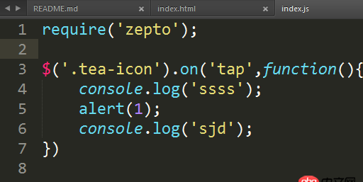javascript - fis3 構建 模塊加載調用問題，index.js不能加載模塊zepto.js，也沒有錯誤報警，
