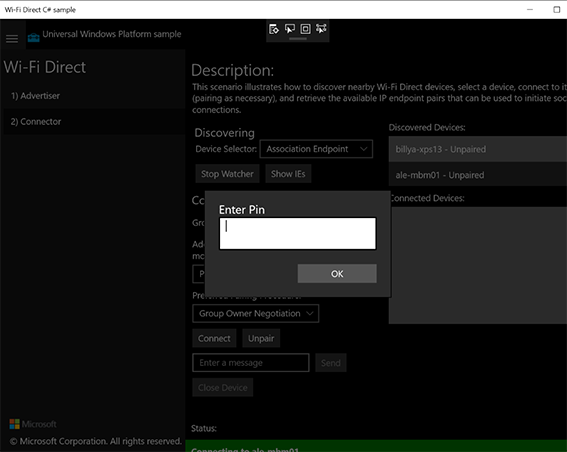 Windows10設備如何使用wifi direct