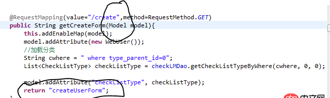 java - 這個model是哪里來的？這個return返回的是請求轉發嗎？