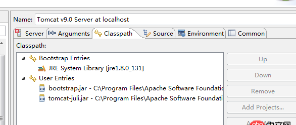 java - eclipse run on server， classpath， not find springmvc.xml