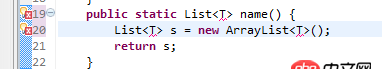java - <T>泛型為什么在Object[]的前面？為什么都是用t代替，下面的代碼卻報錯？