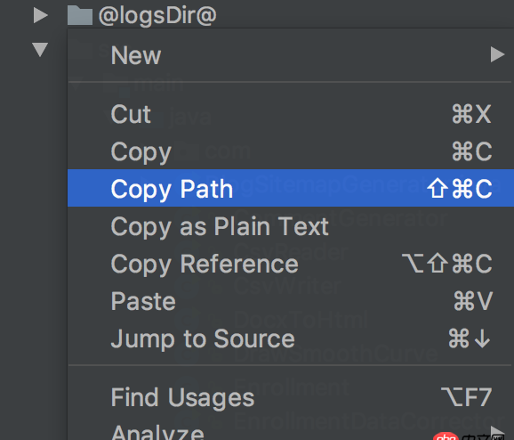 java - IDEA和webstorm怎么查看文件的properties我想文件的相對路徑和絕對路徑？