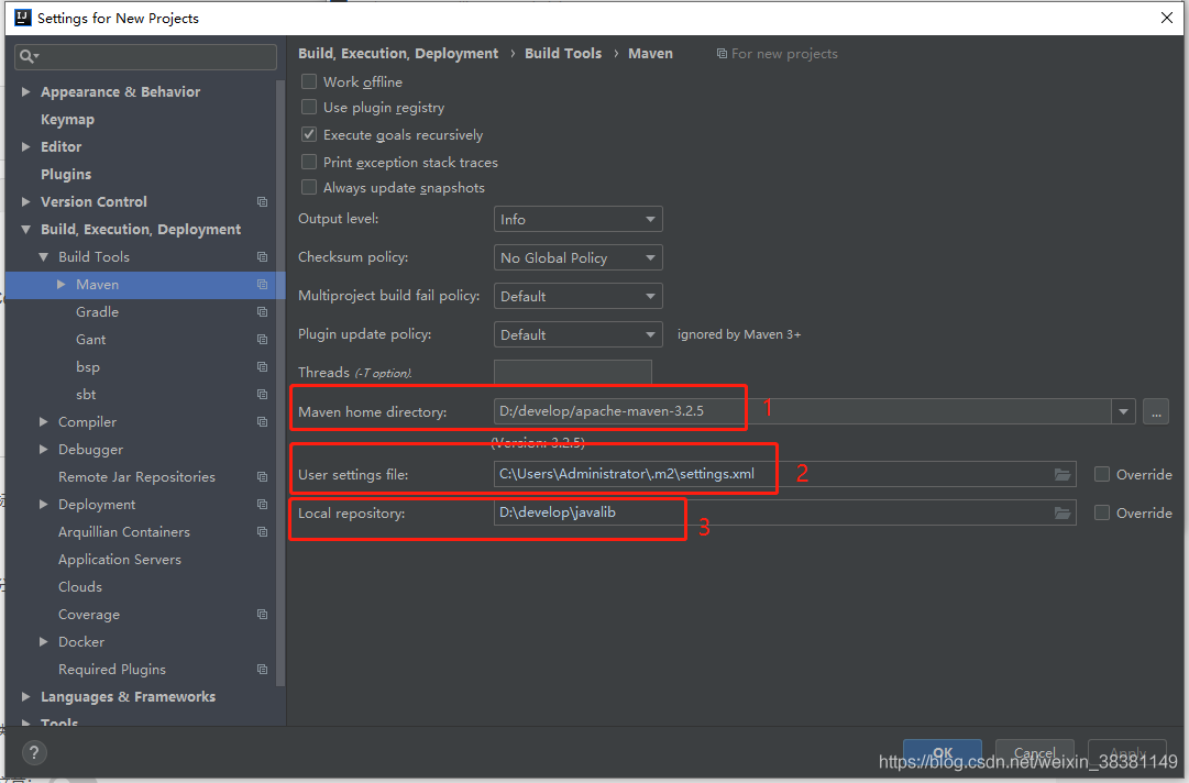 IDEA配置java開發環境(maven、gradle、tomcat)