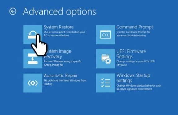 Win10修復系統還原錯誤0x80070005解決方法