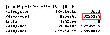 Linux df和du命令查出來的已使用空間不同如何解決？