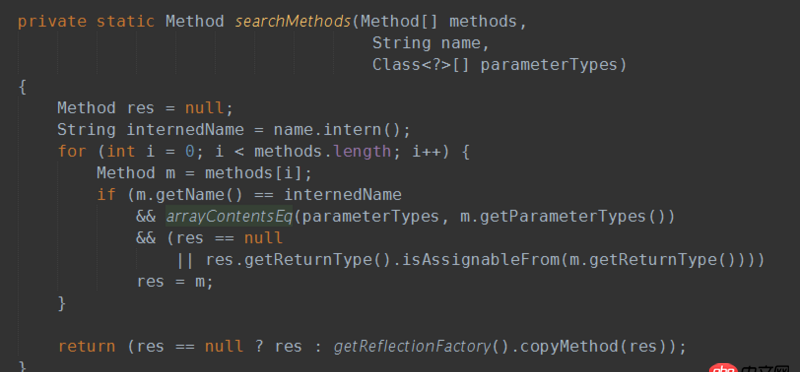 java - getMethod 的第二個參數是null和new Class[]{}的區別？