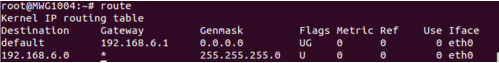 Linux環境下添加路由表代碼