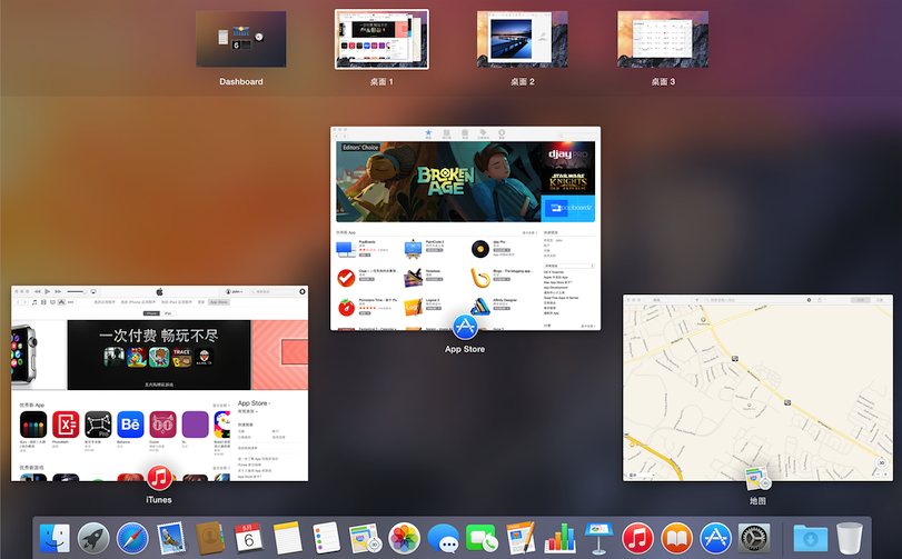 Mac OS中Mission Control有什么用？Mission Control的用途