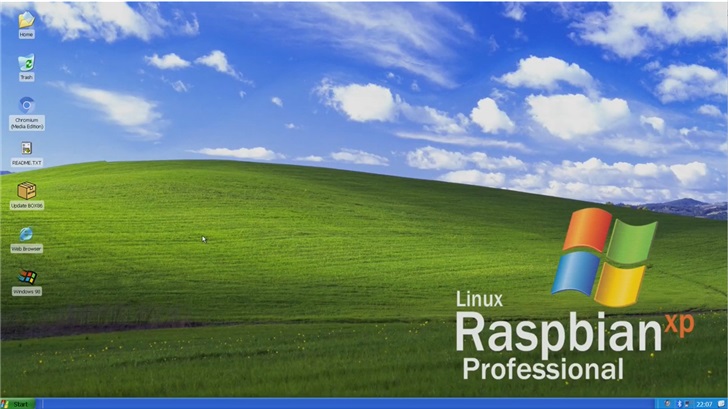 樹莓派4可安裝XP Linux Raspbian XP專業版系統介紹
