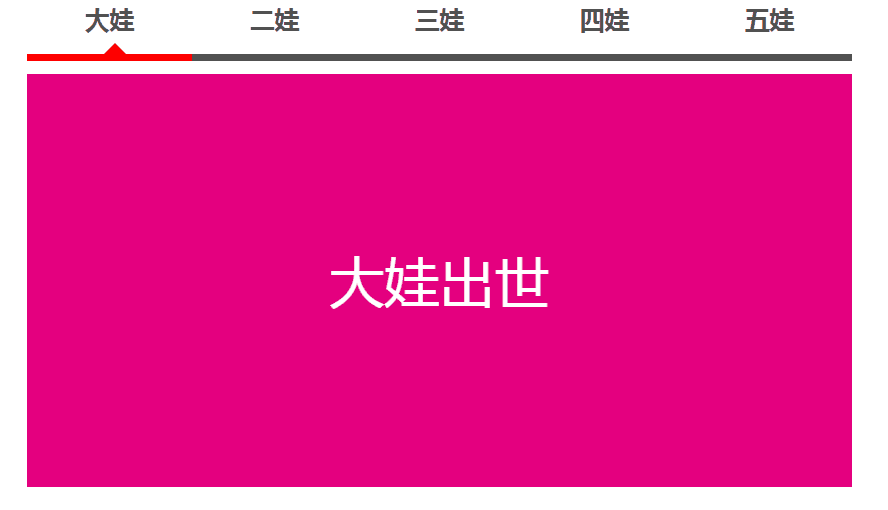 js實現tab欄切換效果