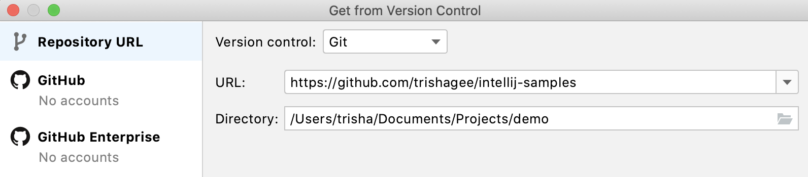 將Git存儲庫克隆到本地IntelliJ IDEA項目中的詳細教程