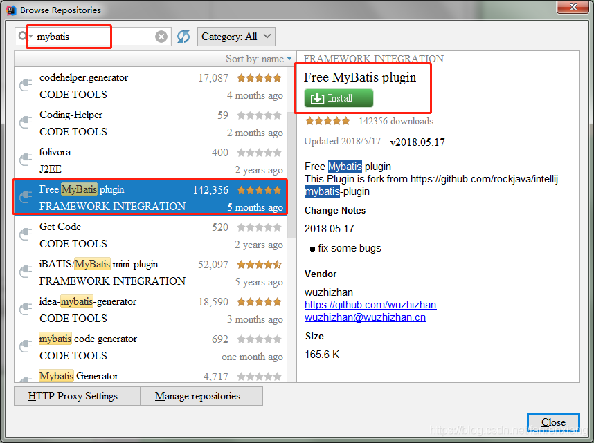 intellij idea中安裝、配置mybatis插件Free Mybatis plugin的教程詳解