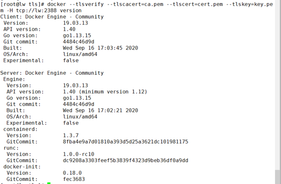 關于docker安全之Docker-TLS加密通訊問題