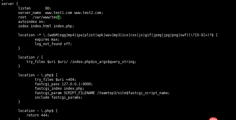 nginx中更改server_name后無法訪問？