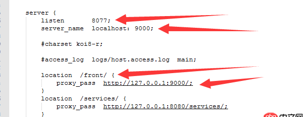 nginx 反向代理服務器配置基礎問題？小弟是菜鳥，請大神賜教，感激不盡……