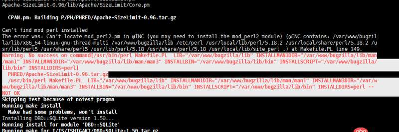 apache - ubuntu環境下安裝bugzilla，執行成功，但是訪問時候出現404 not found