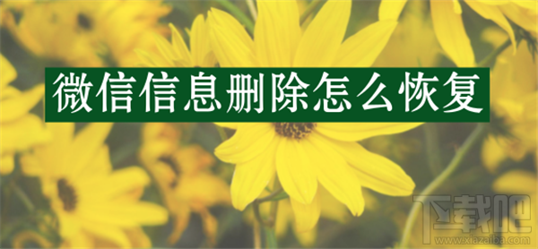 蘋果手機微信信息刪除怎么恢復？