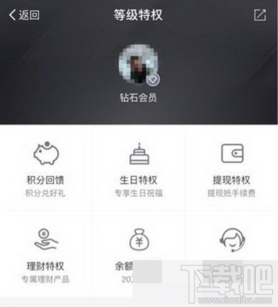 支付寶螞蟻花唄鉆石會員都有些什么特權？