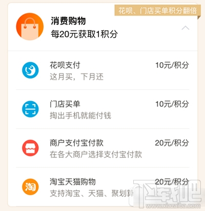 支付寶怎么獲得鉆石會員積分？