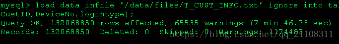 MySQL 億級數據導入導出及遷移筆記