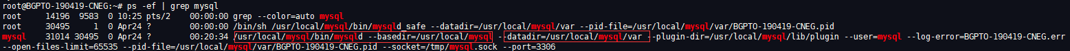 MySQL中查看數據庫安裝路徑的方法