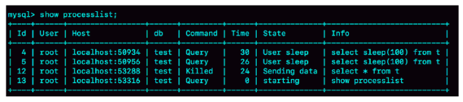 Mysql誤刪數據解決方案及kill語句原理