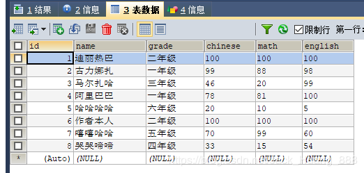 MySQL 詳細單表增刪改查crud語句