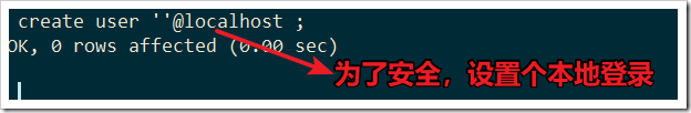 mysql用戶管理操作實例分析
