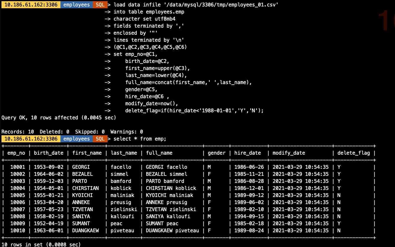 MySQL Shell import_table數據導入的實現