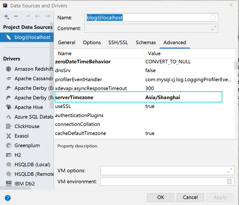 IDEA連接MySQL提示serverTimezone的問題及解決方法