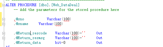 mybatis調用sqlserver存儲過程返回結果集的方法