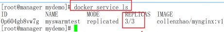 Docker Swarm實現服務的滾動更新的示例代碼