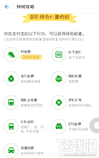 支付寶螞蟻森林種樹怎么收取能量？支付寶碳賬戶進入入口在哪里？
