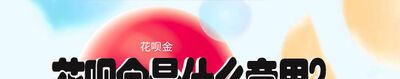 花唄金是什么意思？