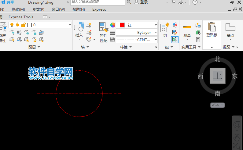 cad2022紅色虛線怎么畫,cad怎么畫紅色虛線